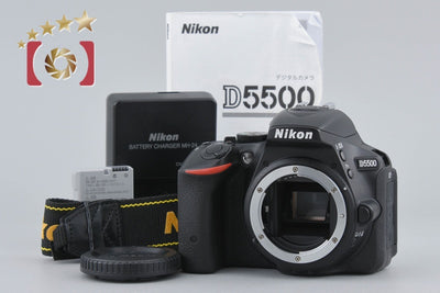 【中古】Nikon ニコン D5500 ブラック デジタル一眼レフカメラ