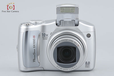 [Used] Canon PowerShot SX100 IS Silver Compact Digital Camera