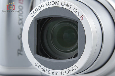 [Used] Canon PowerShot SX100 IS Silver Compact Digital Camera