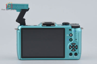 【中古】PENTAX ペンタックス Q10 ダブルズームレンズキット ミントアクア シャッター回数僅少