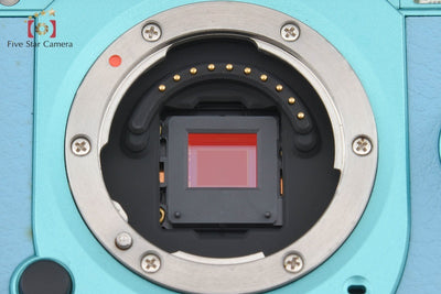 【中古】PENTAX ペンタックス Q10 ダブルズームレンズキット ミントアクア シャッター回数僅少