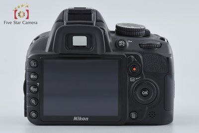 [Used] Nikon D3100 Double Zoom Kit Black with Original Box