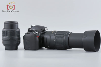 [Used] Nikon D3100 Double Zoom Kit Black with Original Box