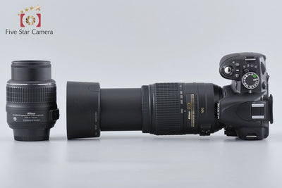 [Used] Nikon D3100 Double Zoom Kit Black with Original Box