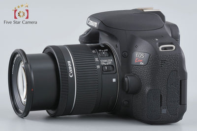 [Used] Canon EOS Kiss X9i + EF-S 18-55mm f/4-5.6 IS STM
