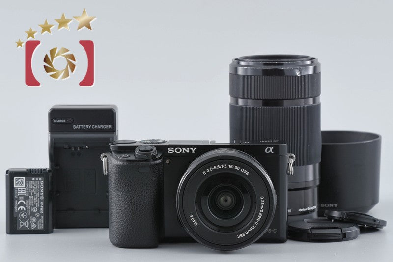 [Used] SONY Sony α6000 ILCE-6000 Double Zoom Lens Kit Black