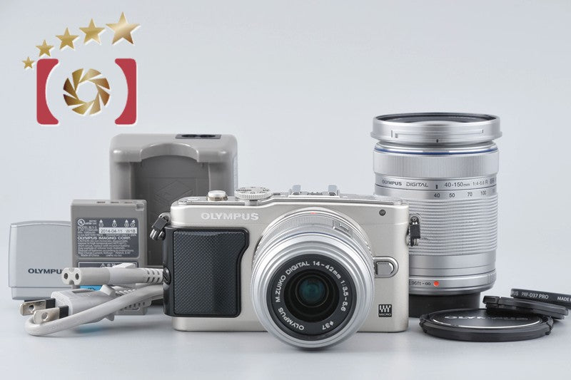 [Used] OLYMPUS PEN Lite E-PL6 Double Zoom Lens Kit Silver