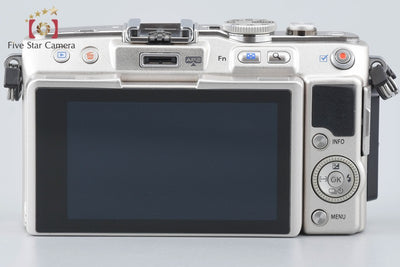 [Used] OLYMPUS PEN Lite E-PL6 Double Zoom Lens Kit Silver