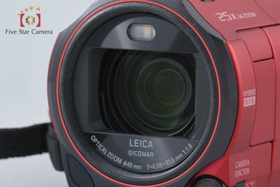 【中古】Panasonic パナソニック HC-VX992M アーバンレッド デジタル4Kビデオカメラ