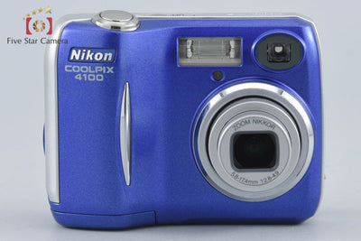 [Used] Nikon COOLPIX 4100 Cosmic Blue Compact Digital Camera