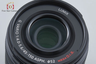 [Used] Panasonic LUMIX G VARIO 45-150mm f/4-5.6 ASPH. MEGA O.I.S. H-FS45150 Black