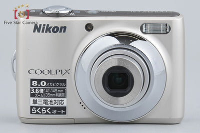 [Used] Nikon COOLPIX L21 Silver Compact Digital Camera