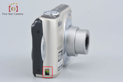 [Used] Nikon COOLPIX L21 Silver Compact Digital Camera