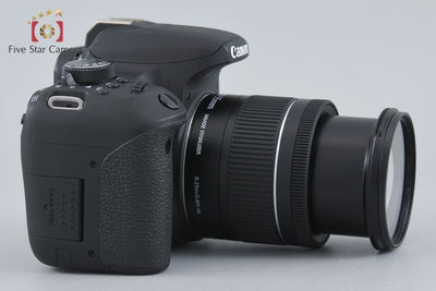 [Used] Canon EOS Kiss X9i + EF-S 18-55mm f/4-5.6 IS STM - Low Shutter Count