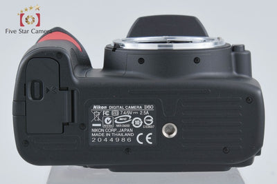 【中古】Nikon ニコン D60 デジタル一眼レフカメラ シャッター回数僅少