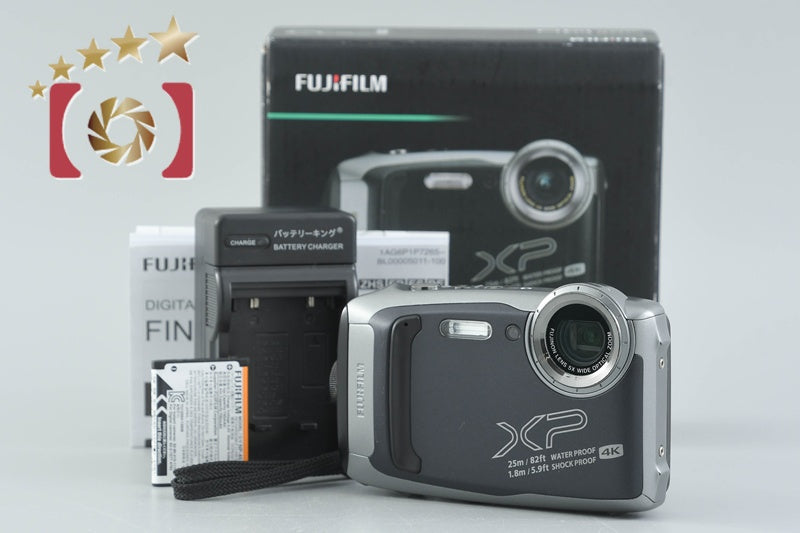中古】FUJIFILM 富士フイルム FINEPIX XP140 ダークシルバー