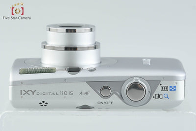 【中古】Canon キヤノン IXY Digital 110 IS シルバー コンパクトデジタルカメラ 元箱付き