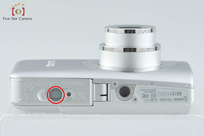 【中古】Canon キヤノン IXY Digital 110 IS シルバー コンパクトデジタルカメラ 元箱付き