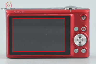 Used: Casio EXILIM ZOOM EX-Z200 Red Compact Digital Camera