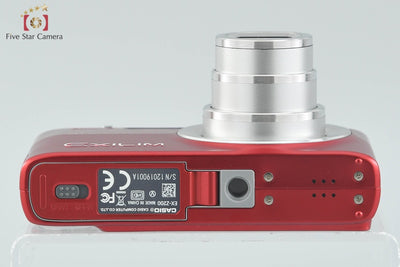 Used: Casio EXILIM ZOOM EX-Z200 Red Compact Digital Camera