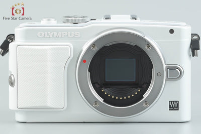 [Used] OLYMPUS Olympus PEN Lite E-PL6 14-42mm EZ Lens Kit White Shutter Count Very Low