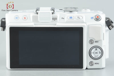 [Used] OLYMPUS Olympus PEN Lite E-PL6 14-42mm EZ Lens Kit White Shutter Count Very Low