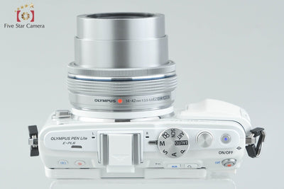 [Used] OLYMPUS Olympus PEN Lite E-PL6 14-42mm EZ Lens Kit White Shutter Count Very Low