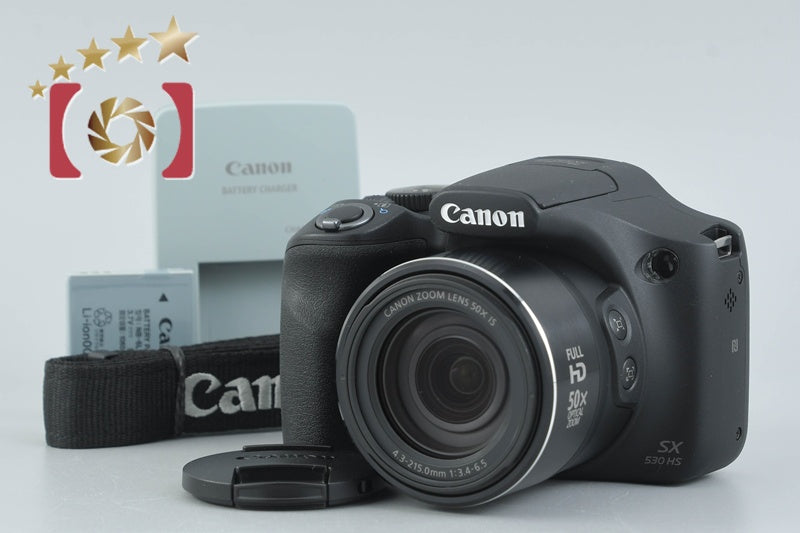 [Used] Canon PowerShot SX530 HS Black Compact Digital Camera