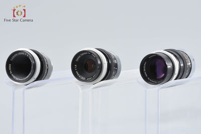 【中古】Canon キヤノン Eight + C-8 6.5mm f/1.8 + C-8 13mm f/1.4 + C-8 38mm f/1.8