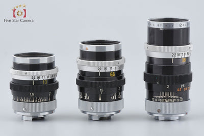 【中古】Canon キヤノン Eight + C-8 6.5mm f/1.8 + C-8 13mm f/1.4 + C-8 38mm f/1.8