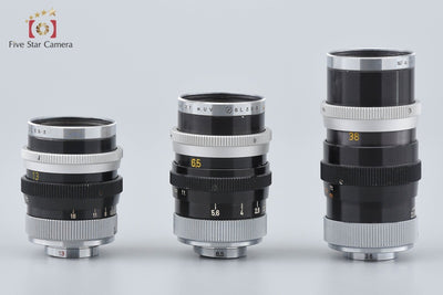 【中古】Canon キヤノン Eight + C-8 6.5mm f/1.8 + C-8 13mm f/1.4 + C-8 38mm f/1.8
