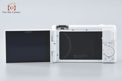 【中古】SONY ソニー VLOGCAM ZV-1 ホワイト + GP-VPT2BT シューティンググリップ