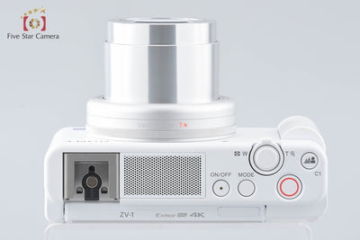 【中古】SONY ソニー VLOGCAM ZV-1 ホワイト + GP-VPT2BT シューティンググリップ