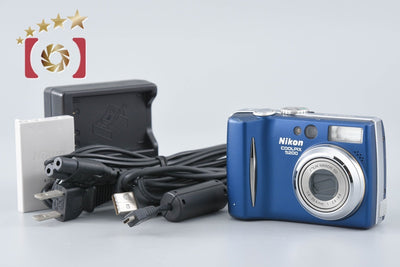 【中古】Nikon ニコン COOLPIX E5200 プラチナブルー コンパクトデジタルカメラ
