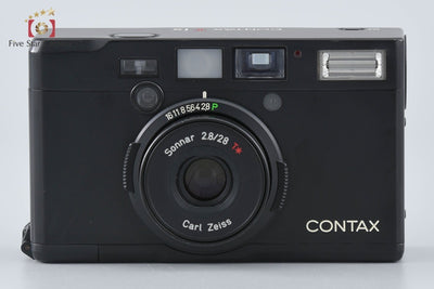 [Used] CONTAX Tix Black Compact Film Camera with Original Box