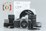 [Used] OLYMPUS OM-D E-M10 EZ Double Zoom Kit Silver, Low Shutter Count