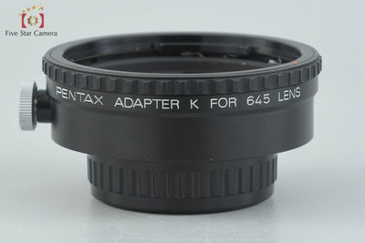 [Used] PENTAX 645 Lens to K Mount Adapter