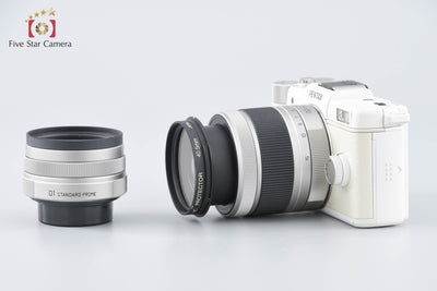 【中古】PENTAX ペンタックス Q ダブルレンズキット ホワイト シャッター回数僅少