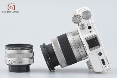 【中古】PENTAX ペンタックス Q ダブルレンズキット ホワイト シャッター回数僅少