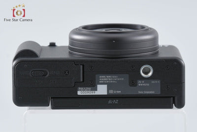 [Used] SONY VLOGCAM ZV-1F Black Digital Camera with Original Box
