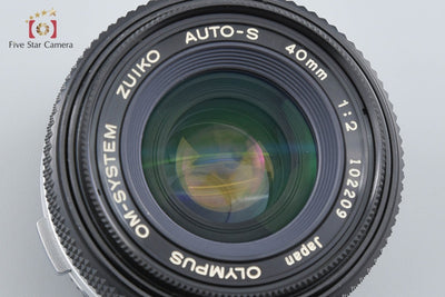 [Used] OLYMPUS Zuiko Auto-S 40mm f/2