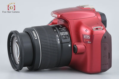 Used: Canon EOS Kiss X50 18-55 Lens Kit Red