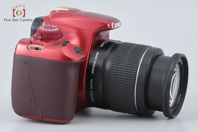 Used: Canon EOS Kiss X50 18-55 Lens Kit Red