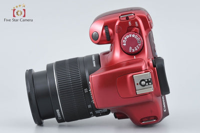 Used: Canon EOS Kiss X50 18-55 Lens Kit Red