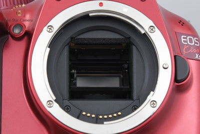 Used: Canon EOS Kiss X50 18-55 Lens Kit Red