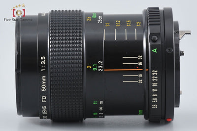 [Used] Canon New FD 50mm f/3.5 MACRO