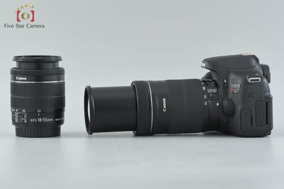 [Used] Canon EOS Kiss X8i Double Zoom Kit