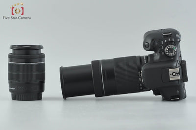 [Used] Canon EOS Kiss X8i Double Zoom Kit