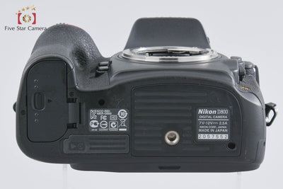 【Used】Nikon D800 Digital SLR Camera with Original Box