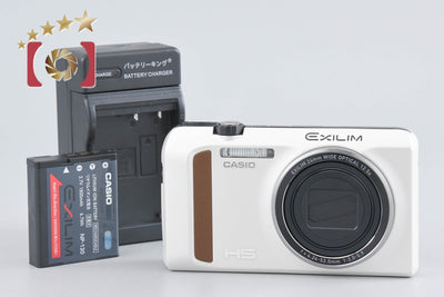 【Used】Casio HIGH SPEED EXILIM EX-ZR400 White Compact Digital Camera